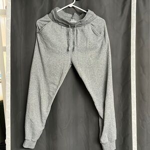 Gray sweatpants